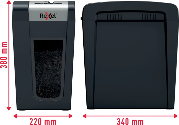 Rexel Secure MC6-SL Slimline Whisper-Shred, 2x15mm