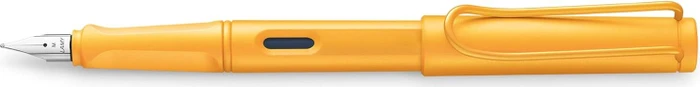 Lamy safari candy mango, rechte Hand, extra fein