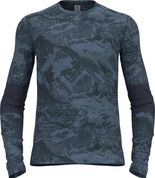 Odlo Whistler Baselayer Funktionsshirt langarm folkstone grey/india ink (Herren)