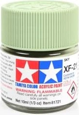 Tamiya Acrylic Paint XF-21 sky blue, 10ml