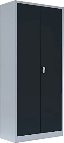 Lüllmann ClassiX Metallschrank, grau/anthrazit, Metallschrank