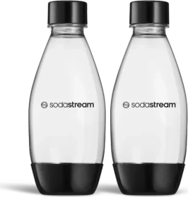 SodaStream PET Sodaflasche Twin Fuse 500ml schwarz, 2 Stück