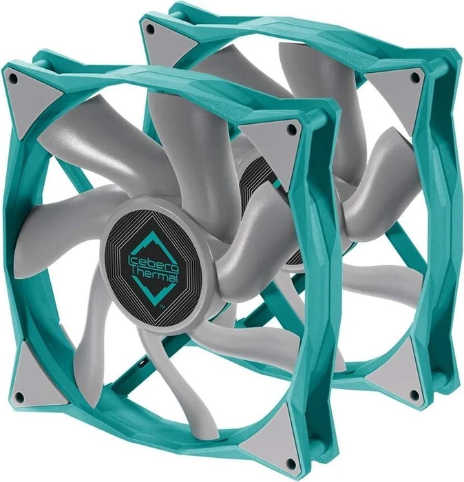 Iceberg Thermal IceGALE Xtra, Teal, 140mm, 2er-Pack