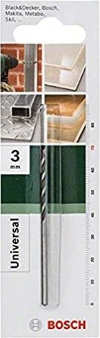 Bosch DIY Mehrzweckbohrer, 3x40x70mm, 1 Stück