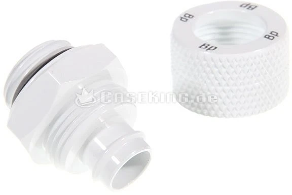 Bitspower Anschluss G1/4" auf 10/8mm weiß