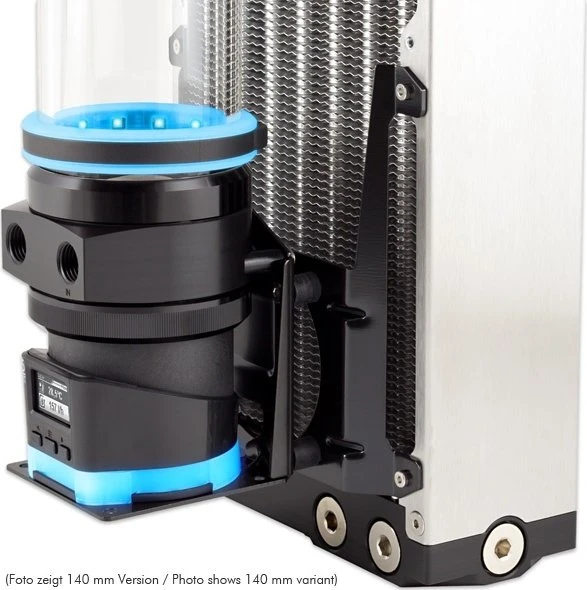 Aqua Computer Lüfterhalterung 120mm für Ultitube D5 Ausgleichsbehälter