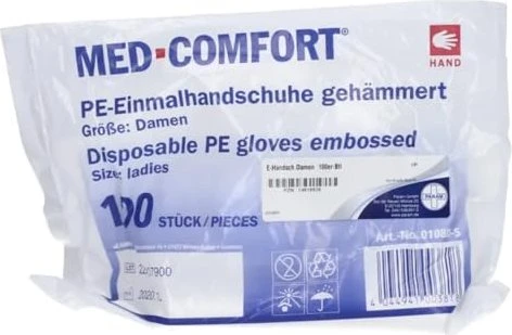 Param Med Comfort PE Damen Einweghandschuhe, 100 Stück