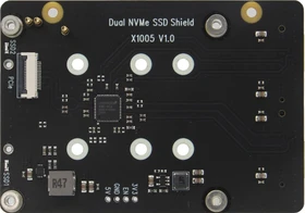 Geekworm X1005 Dual PCIe auf M.2 Key-M NVMe Adapter-Board, M.2 M-Key 2230/2242/2260/2280 NVMe Slot für Raspberry Pi 5