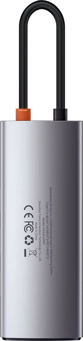 Baseus Metal Gleam 5-in-1 Hub, USB-C 3.0 [Stecker]
