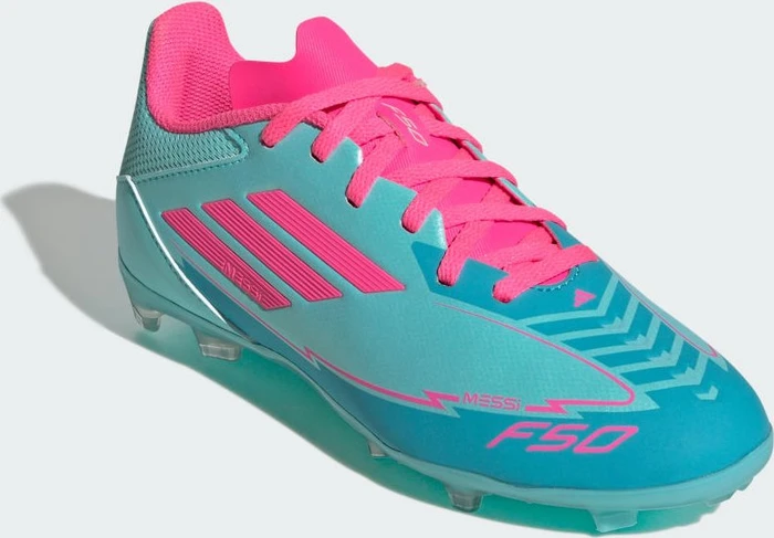 adidas F50 League Messi FG/MG flash aqua/lucid pink/lucid cyan (Junior)