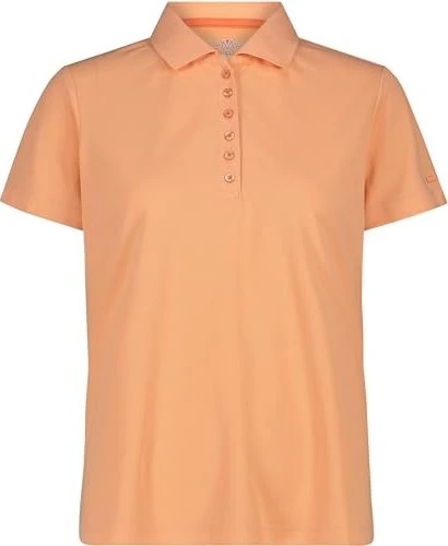 CMP Einfarbiges Pique Poloshirt kurzarm salmone (Damen)