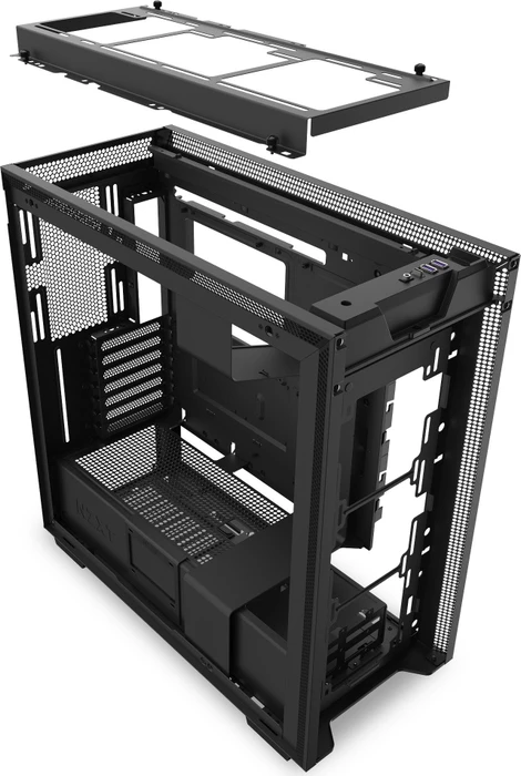 NZXT H710, schwarz, Glasfenster