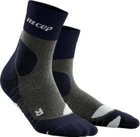 CEP Outdoor Merino Mid Cut Socken grau/schwarz (Herren)