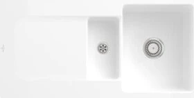 Villeroy & Boch Siluet Flat 980x490mm Einbau Becken reversibel weiß alpin