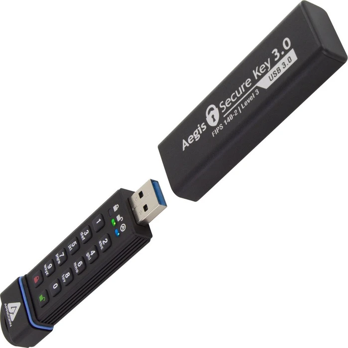 Apricorn Aegis Secure Key 3.0 2TB, USB-A, USB 3.2 Gen 1×1