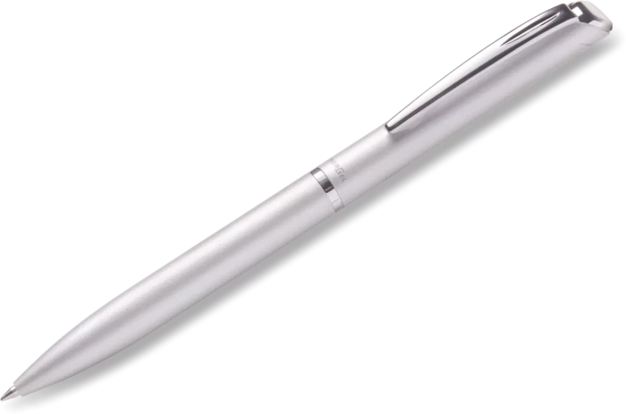Pentel EnerGel HighClass BL2007 0.7mm/0.35mm Gelroller silber matt, Geschenkbox