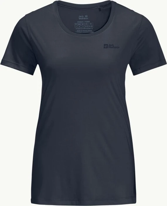 Jack Wolfskin Tech Funktionsshirt kurzarm night blue (Damen)