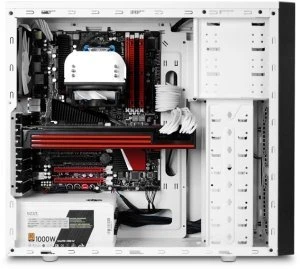 NZXT Source 210 weiß, schallgedämmt