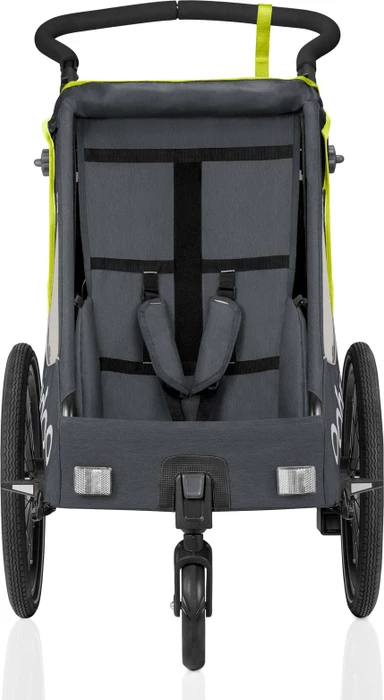 Qeridoo QUPA 1 Fahrradanhänger lime (Modell 2023)