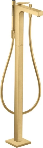 Hansgrohe Axor Citterio mit Hebelgriff und Rautenschliff brushed goldoptik