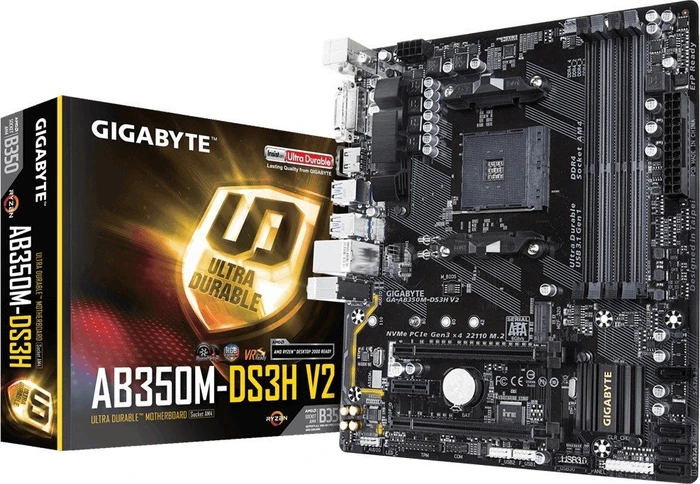 GIGABYTE GA-AB350M-DS3H V2 (AMD AM4)