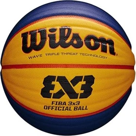 Wilson FIBA 3x3 Game Basketball blau/orange/gelb