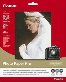 Canon PR-101 Pro Fotopapier hochglänzend weiß, 10x15cm, 245g/m², 20 Blatt