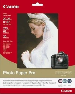 Canon PR-101 Pro Fotopapier hochglänzend weiß, 10x15cm, 245g/m², 20 Blatt