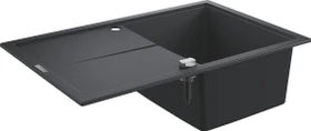 Grohe K400 50-C 78/50 1.0 Kompositspüle Einbau Becken reversibel granit schwarz