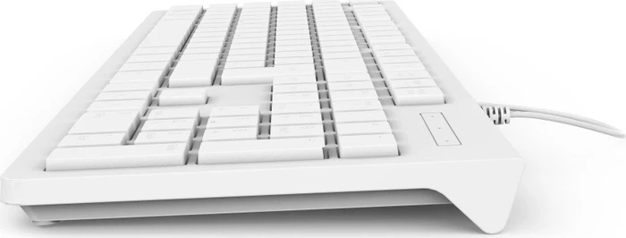 Hama KC-200 Basic Tastatur, weiß, USB, DE
