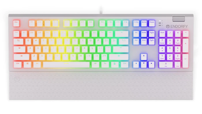 Endorfy Omnis Pudding, Onyx White, Kailh BLUE, USB, US