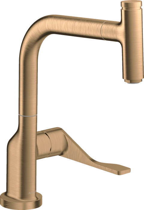 Hansgrohe Axor Citterio Select 230 mit Ausziehauslauf brushed bronze