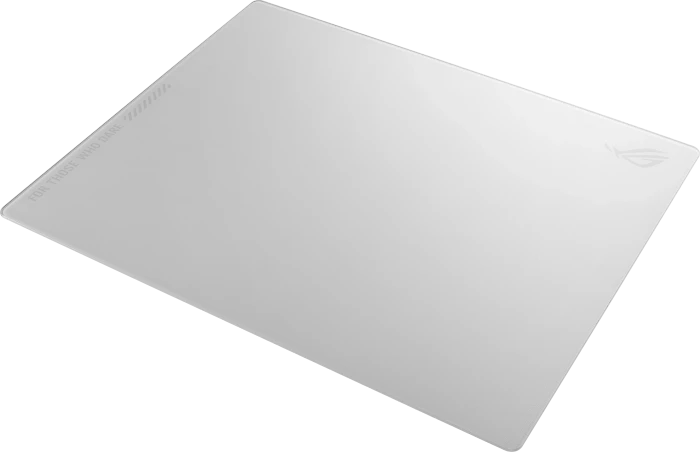 ASUS ROG Moonstone Ace L Glass Mousepad, 500x400mm, White Edition