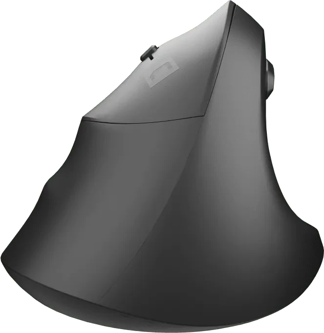 Natec Crake 2 Vertical Wireless Mouse schwarz, Linkshänder, USB/Bluetooth