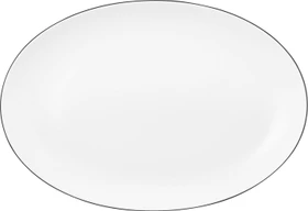 Seltmann Weiden Lido Black Line 10826 Platte oval 35x24cm