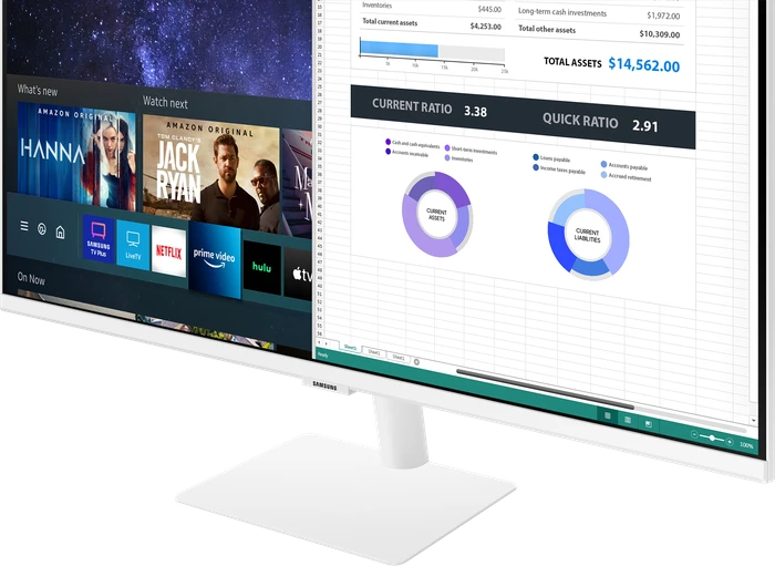 Samsung Smart Monitor M5 M50A, weiß, 31.5"