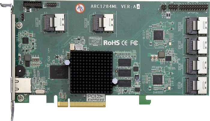 Areca ARC-1284Ml-24, PCIe 2.0 x8
