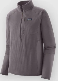 Patagonia R1 Fleece Funktionsshirt langarm may grey (Herren)