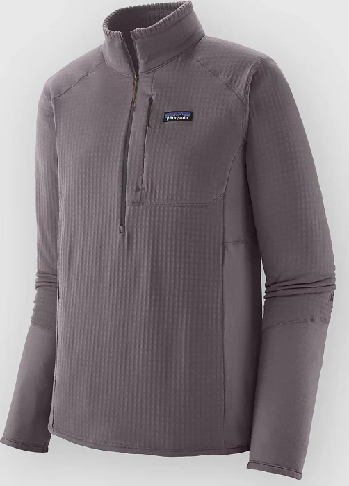 Patagonia R1 Fleece Funktionsshirt langarm may grey (Herren)