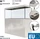 amtra Alux 450 LED Aquarium-Set mit Unterschrank, weiß, 450l (A2101232)