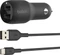 Belkin BoostCharge Dual USB-A Car Charger 24W + USB-A to USB-C schwarz Vorschaubild