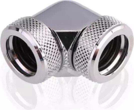 Bykski 90° 14mm Rigid Fitting, silber