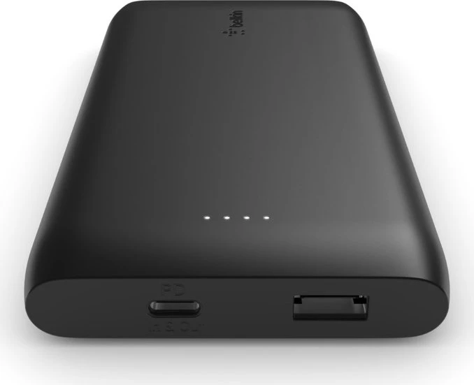 Belkin BoostCharge USB-C PD Powerbank 10K mit USB-C-Kabel schwarz