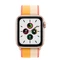 Apple Watch SE (GPS + Cellular) 40mm gold mit Sport Loop indischgelb/weiß Vorschaubild