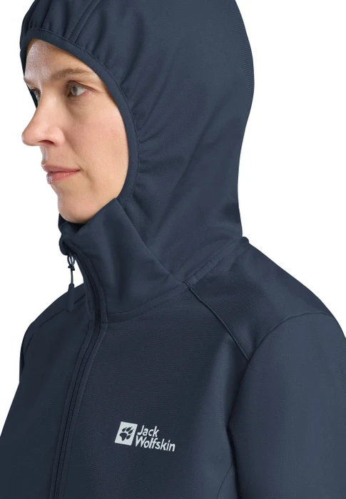 Jack Wolfskin Bornberg Hoody Funktionsjacke midnight sky/grey (Damen)