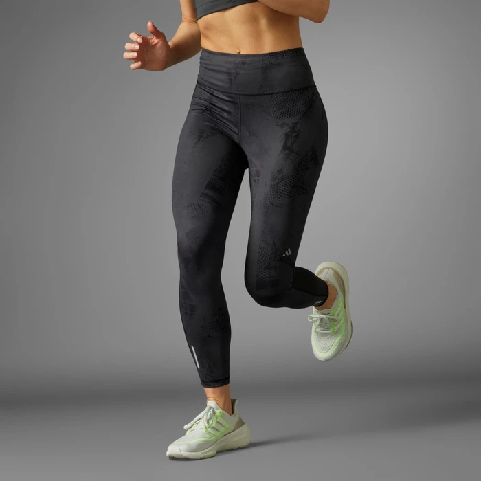 adidas Ultimate adidas Print Hose 7/8 carbon/black (Damen)