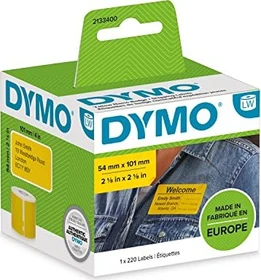Dymo Endlosetiketten LabelWriter 2133400, 101x54mm, gelb, 1er-Pack (220 Etiketten)