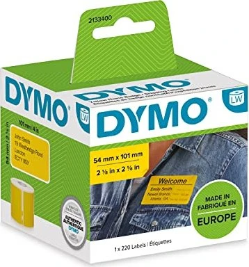 Dymo Endlosetiketten LabelWriter 2133400, 101x54mm, gelb, 1er-Pack (220 Etiketten)