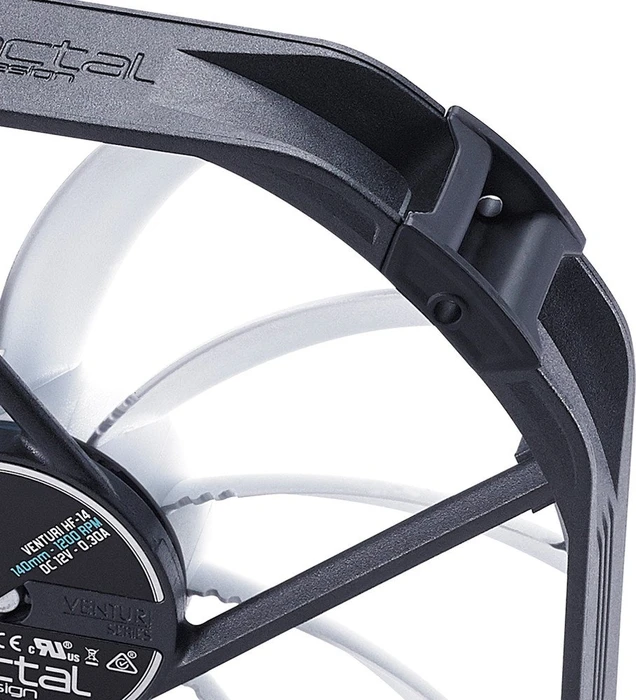Fractal Design Venturi HF-14 schwarz/weiß, 140mm
