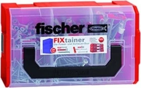 fischer FixTainer DuoPower/DuoTec Schrauben/Dübel-Sortiment inkl. L-Boxx, 200 Stück